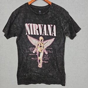 Nirvana‎ In Utero Album Cover Band T-Shirt Men's Size Medium New
